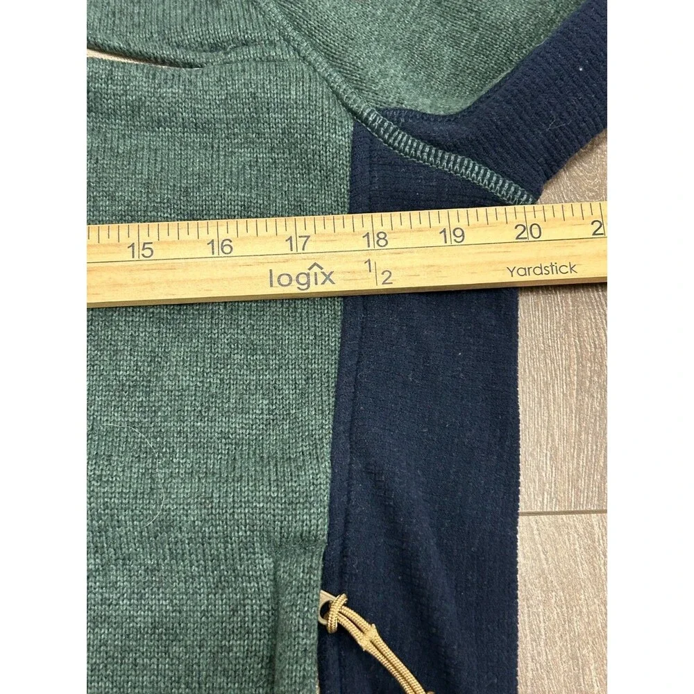 J Crew Nordic Polartec Sweater Mens Small 1/4 Zip Outdoor Gorpcore Preppy Tech